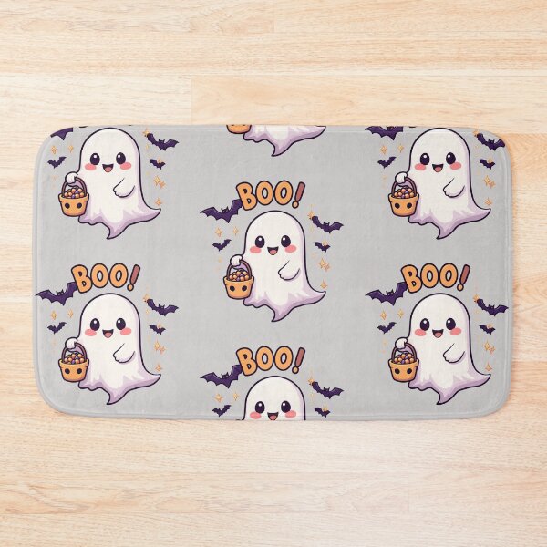 Item preview, Halloween with kawaii ghost text "Boo" and  candy designed and sold by Nimkaew.