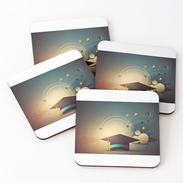 Item preview, Graduation illustration conceptual background with graduation hat. AI Generative content designed and sold by dvoevnore.