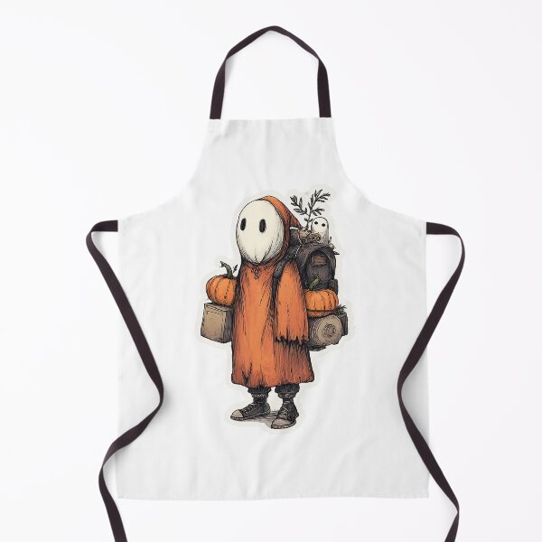 Item preview, Autumn Ghost Traveler Sticker – Cozy Pumpkin Harvest Halloween Aesthetic designed and sold by Line Designs By Duck.