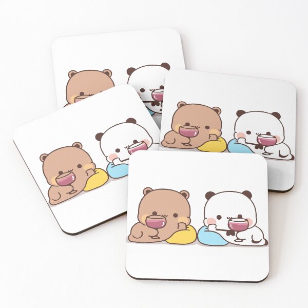 Item preview, Bubu Dudu Drinking together  designed and sold by ThePurplePrints.