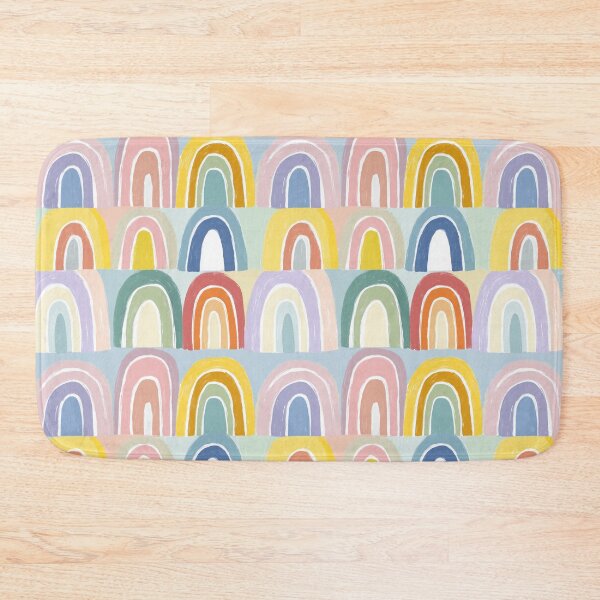 Item preview, Boho Pastel Rainbows Pattern designed and sold by Prismatect.