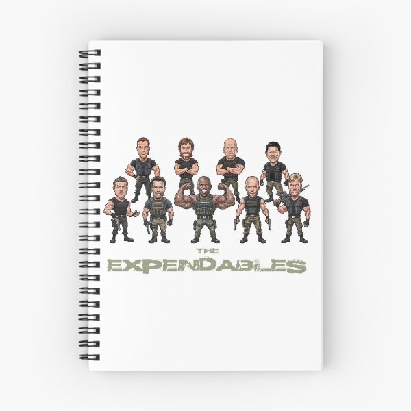 Item preview,  A funny caricature of the expendables, nine tough guys designed and sold by vectorlove.