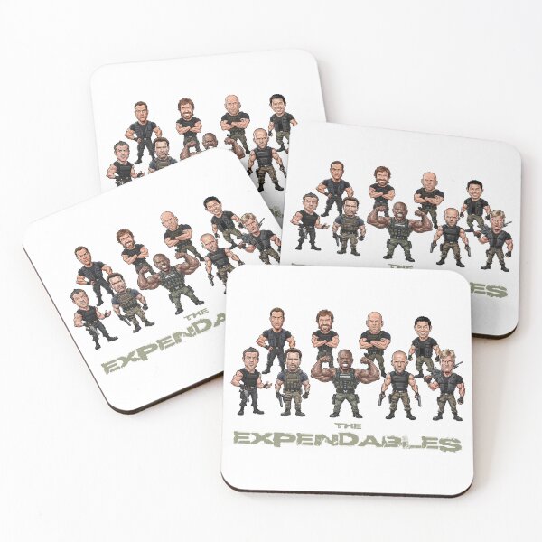 Item preview,  A funny caricature of the expendables, nine tough guys designed and sold by vectorlove.