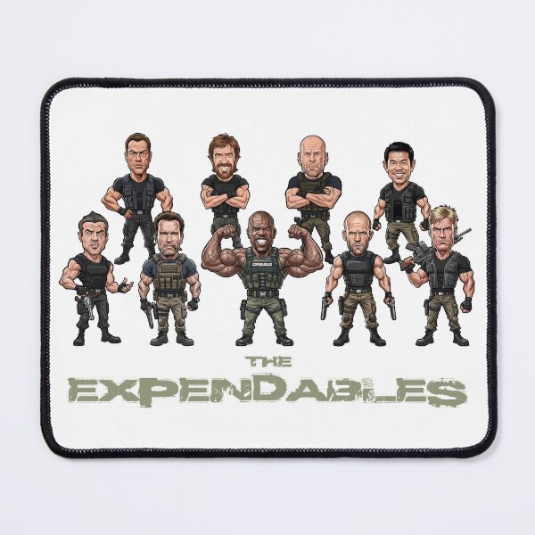 Item preview,  A funny caricature of the expendables, nine tough guys designed and sold by vectorlove.
