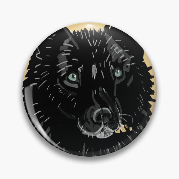 Item preview, Totem Romeo the wolf pattern in light Yellow designed and sold by belettelepink.