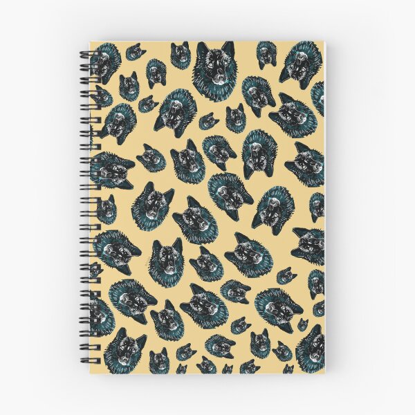 Item preview, Totem Romeo the wolf pattern in light Yellow designed and sold by belettelepink.