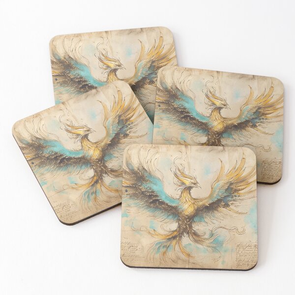 Item preview, Vintage Phoenix Illustration – Mythological Fire Bird designed and sold by Antik by Schulz.