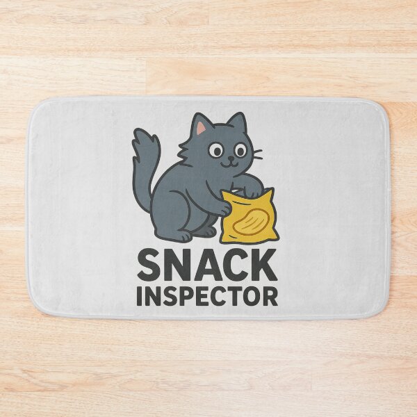 Item preview, Snack Inspector – Funny Cat with Chips designed and sold by wwshd.