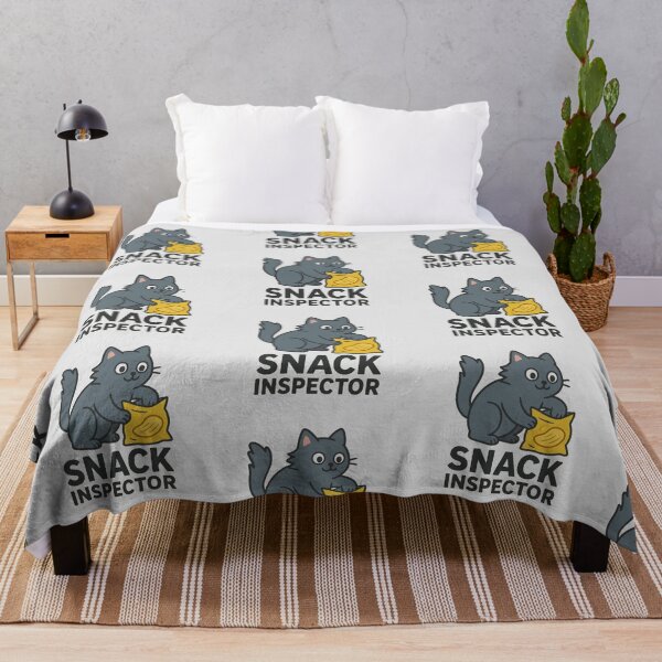 Item preview, Snack Inspector – Funny Cat with Chips designed and sold by wwshd.