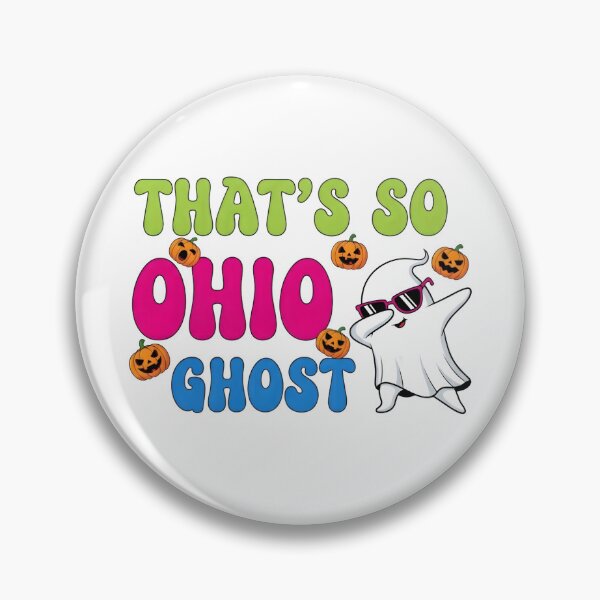 Item preview, That’s So Ohio Ghost Funny Halloween Ohio Meme Dab Ghost State Pride designed and sold by AnnDesignStudio.