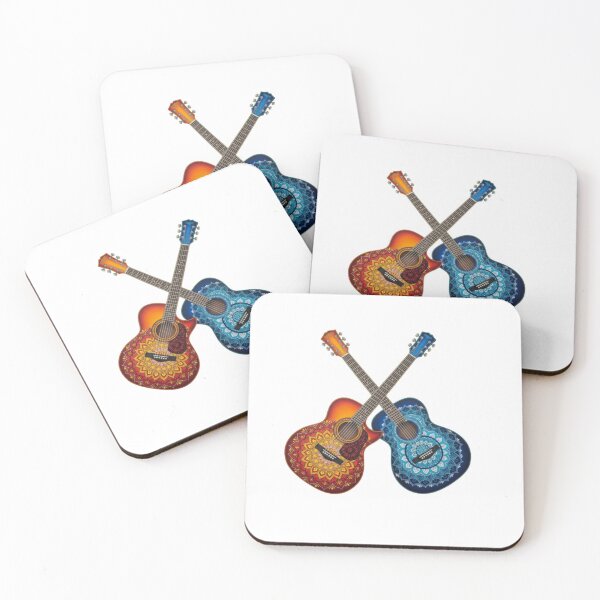 Item preview, Beautiful guitar pattern designed and sold by PP&RAINBOW SHOP.