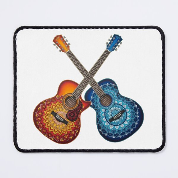Item preview, Beautiful guitar pattern designed and sold by PP&RAINBOW SHOP.