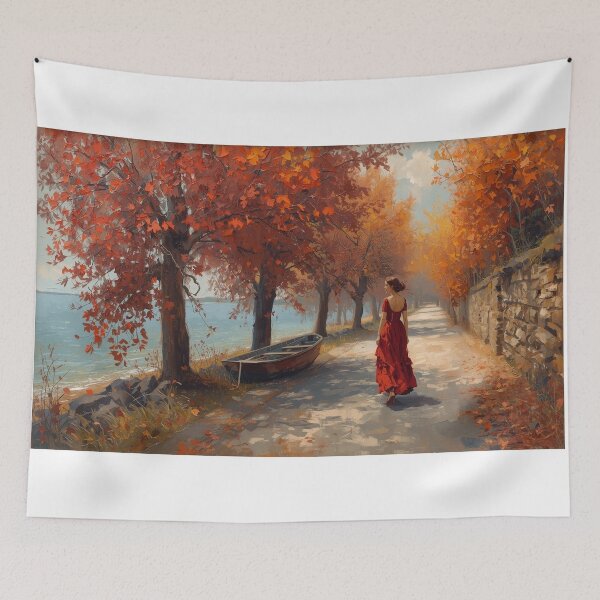 Item preview, Woman waiting at the shore designed and sold by MariaTheExpert.
