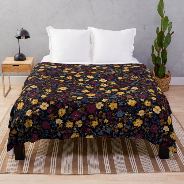 Item preview, Vintage Dark Ditsy Floral Pattern designed and sold by Prismatect.
