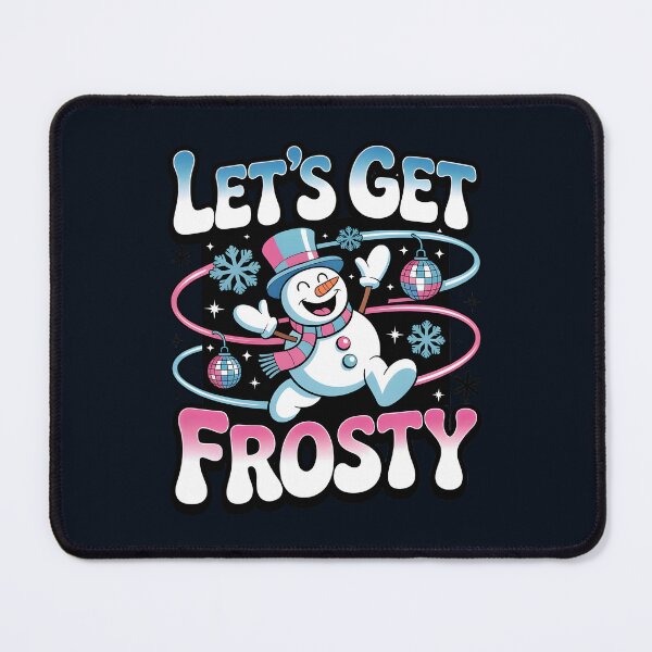 Item preview, Let’s Get Frosty – Funny Winter Party Quote designed and sold by Jollys-ArtShop.