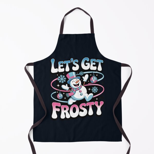 Item preview, Let’s Get Frosty – Funny Winter Party Quote designed and sold by Jollys-ArtShop.