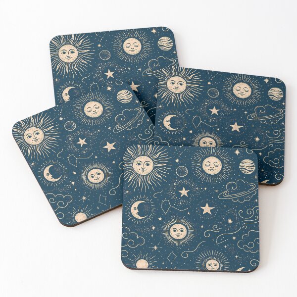 Item preview, Celestial Sun and Moon Pattern  designed and sold by PalleteBay.