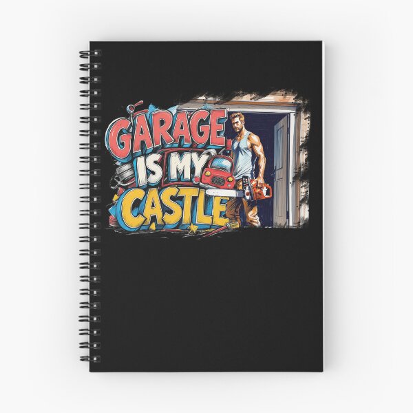 Item preview, garage is my castle, a great gift for your man designed and sold by miro-bob-design.