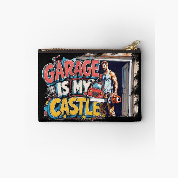 Item preview, garage is my castle, a great gift for your man designed and sold by miro-bob-design.