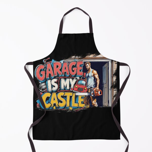 Item preview, garage is my castle, a great gift for your man designed and sold by miro-bob-design.