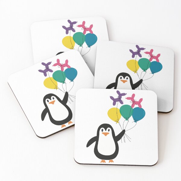 Item preview, Penguin with Balloons, Balloon Dogs designed and sold by Danielle Whitis Design.