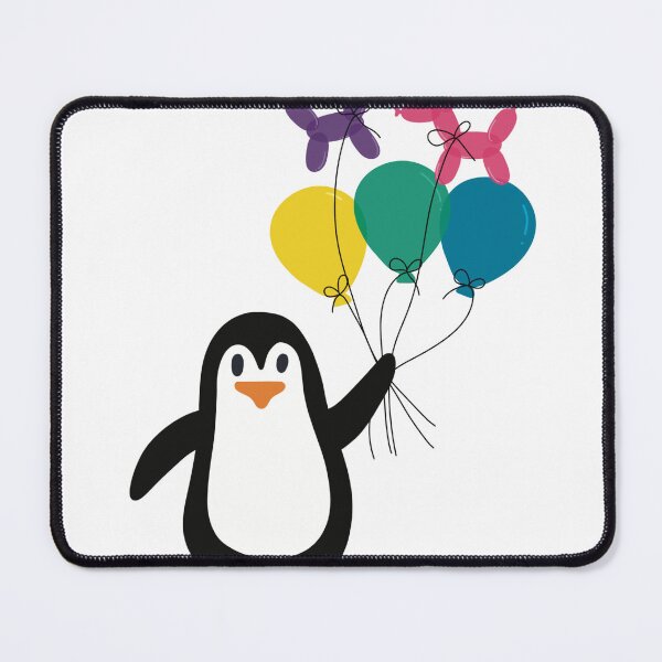 Item preview, Penguin with Balloons, Balloon Dogs designed and sold by Danielle Whitis Design.
