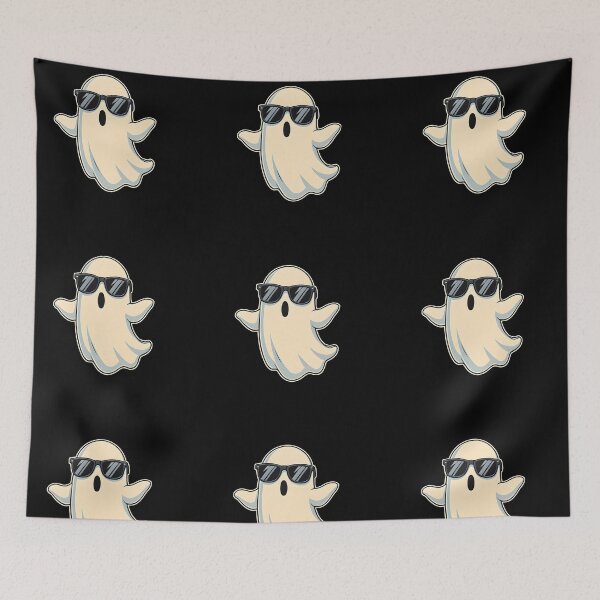 Item preview, funny Halloween Ghost with sunglasses designed and sold by Uglyandcute.