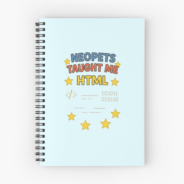 Item preview, Neopets Taught Me HTML – Coding Nostalgia designed and sold by MorningDragon.