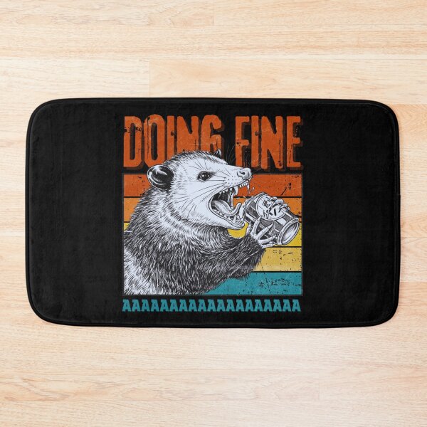 Item preview, Doing Fine Opossum AAAAA | Funny Animal Meme Design designed and sold by Otaku Style.