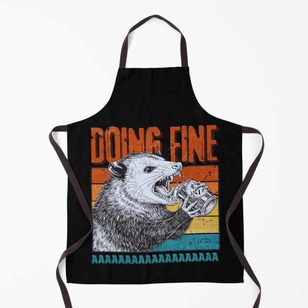 Item preview, Doing Fine Opossum AAAAA | Funny Animal Meme Design designed and sold by Otaku Style.