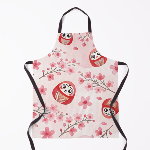 Item preview, Red Daruma dolls with cherry blossom's for good luck and fortune . designed and sold by Lucky 777.