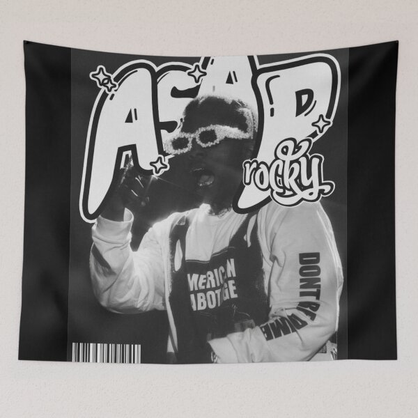 Item preview, ASAP Rocky Cartoon art designed and sold by BubbleStreet.
