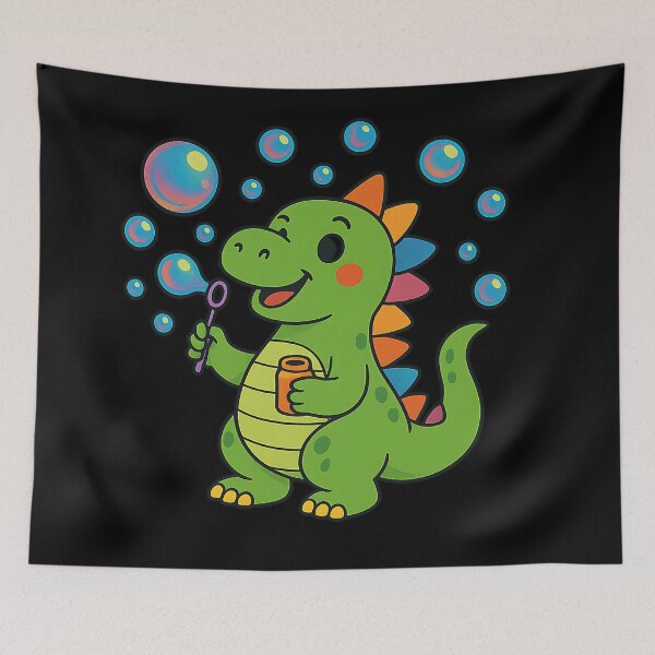 Item preview, Happy Bubble Dino designed and sold by ArcadiaSilence.