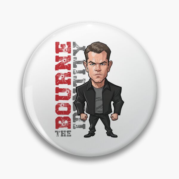 Item preview, Funny caricature of Matt Damon in The Bourne Identity designed and sold by vectorlove.
