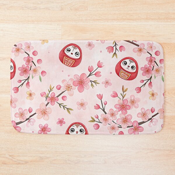 Item preview, Red Daruma dolls with cherry for good luck and fortune . designed and sold by Lucky 777.