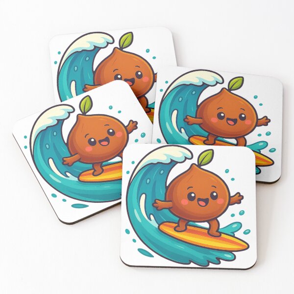Item preview, Chestnut surfing the perfect wave designed and sold by CaleidoscopioLS.