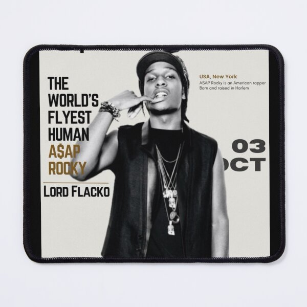 Item preview, ASAP Rocky Poster art designed and sold by BubbleStreet.