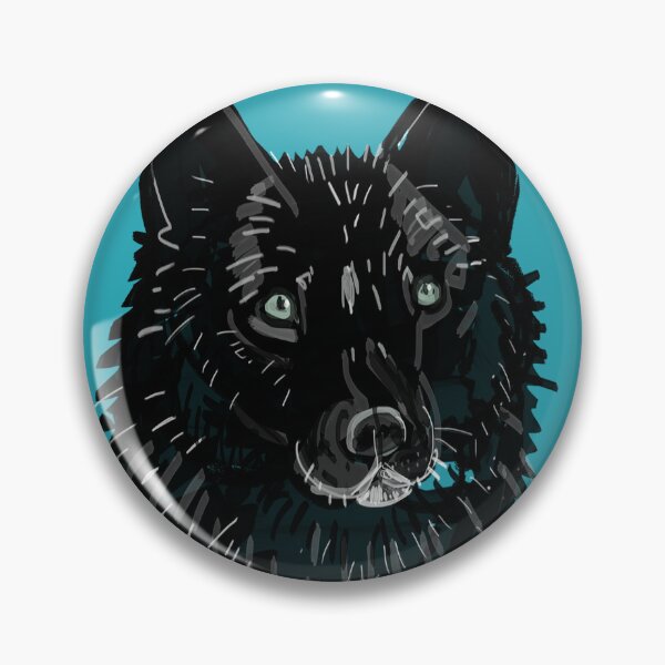 Item preview, Totem Romeo the wolf in Teal designed and sold by belettelepink.