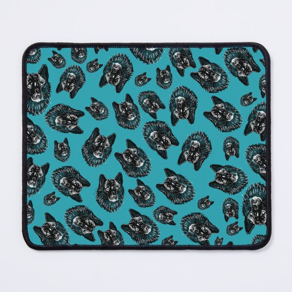 Item preview, Totem Romeo the wolf in Teal designed and sold by belettelepink.