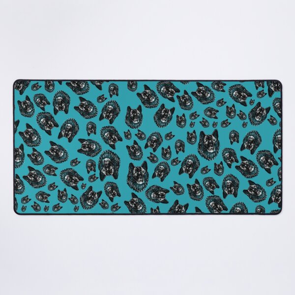 Item preview, Totem Romeo the wolf in Teal designed and sold by belettelepink.