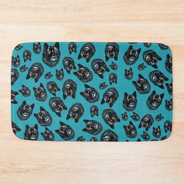 Item preview, Totem Romeo the wolf in Teal designed and sold by belettelepink.