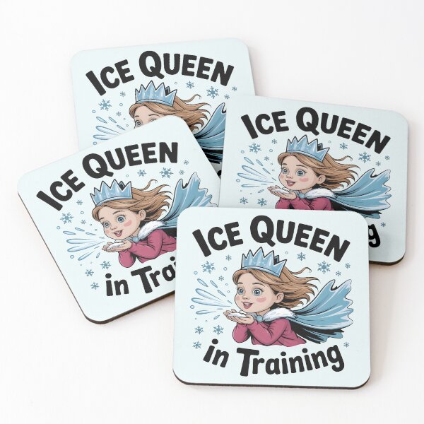 Item preview, Ice Queen in Training – Winter Princess Quote designed and sold by Jollys-ArtShop.