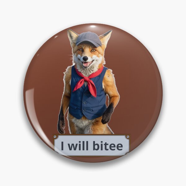 Item preview, I am a fox and I will bite designed and sold by DZIERANA.