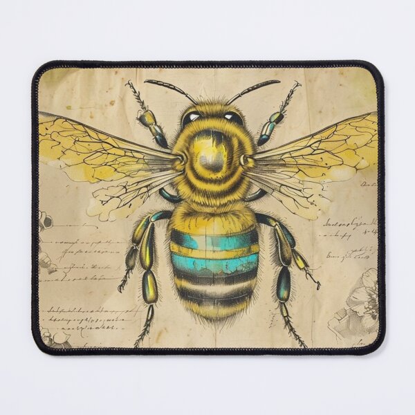 Item preview, Antique Bee Study – Vintage Scientific Illustration designed and sold by Antik by Schulz.