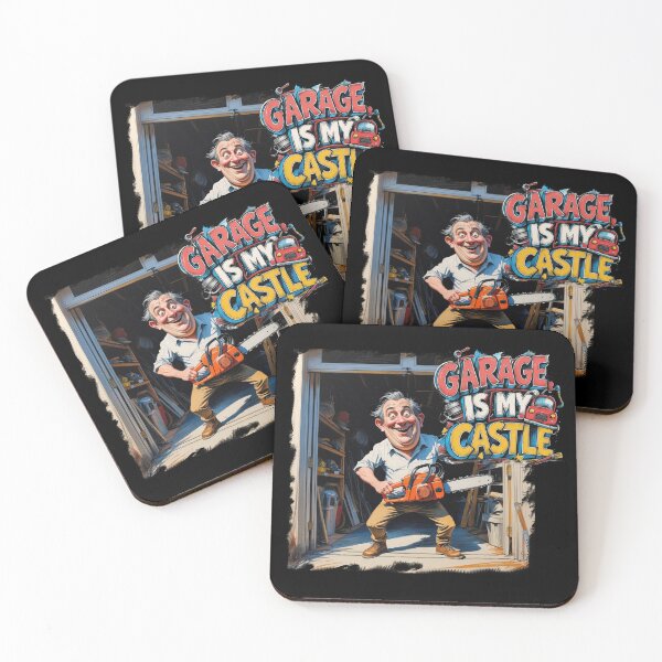 Item preview, garage is my castle, a funny gift for dad, husband or boyfriend designed and sold by miro-bob-design.