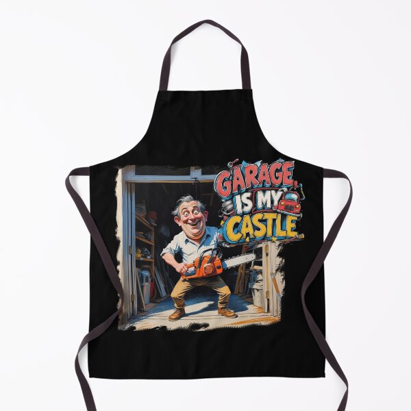 Item preview, garage is my castle, a funny gift for dad, husband or boyfriend designed and sold by miro-bob-design.