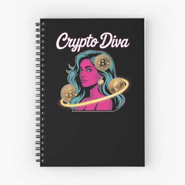 Item preview, Crypto Diva, girl bitcoin crypto  designed and sold by NoetherSym.