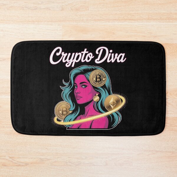 Item preview, Crypto Diva, girl bitcoin crypto  designed and sold by NoetherSym.