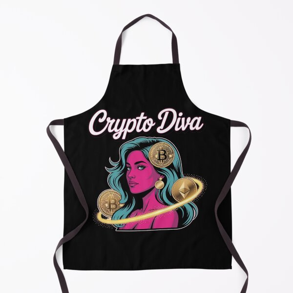 Item preview, Crypto Diva, girl bitcoin crypto  designed and sold by NoetherSym.