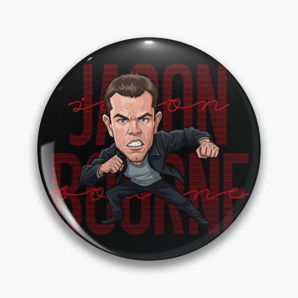Item preview, Funny caricature of  Jason Bourne, Matt Damon in The Bourne Identity designed and sold by vectorlove.